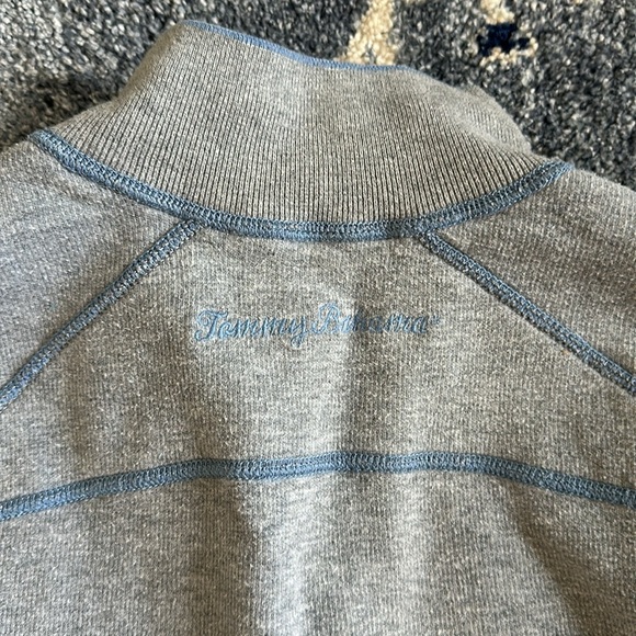 Tommy Bahama Flipsides Reversible Quarterzip - Picture 7 of 8